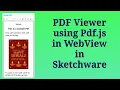 Pdf Viewer Sketchware pro using in WebView and pdf js