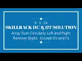 SKILLRACK DAILY CHALLENGE AND DAILY TEST SOLUTION 09-05 C Java Python