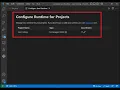 How to open java configuration runtime in visual studio code Java