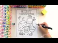 Coloring Dairy Products Milk Yogurt and Cheese