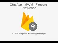 4 Chat Fragment Sending Messages ChatApp - JAVA VM Firestore