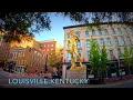 Louisville Kentucky 4K Walking Tour USA City Tour Fall Vibes City Sounds Scenic Views