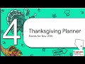 Thanksgiving week forecast and event round up