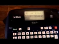 Brother P-Touch Electronic Labeler