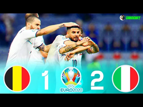 Download MP3 Belgium 1-2 Italy - EURO 2020 - Insigne's Finesse Shot Goal - Extended Highlights - [EC] - FHD
