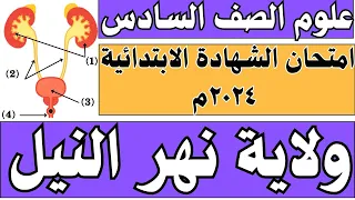 امتحان علوم الصف السادس ولاية نهر النيل امتحان الشهادة الابتدائية ٢٠٢٤م أ بكري نورالدين  امتحان علوم الصف السادس ولاية نهر النيل امتحان الشهادة الابتدائية ٢٠٢٤م أ بكري نورالدين