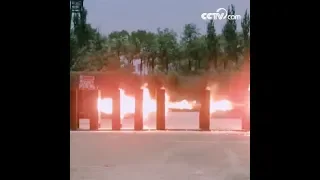 اختراق عشر طبقات من ألواح الفولاذ الرصاص النافذ يحول الفولاذ إلى ماء في لحظة CCTV Arabic 