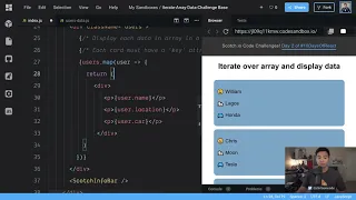10 React Challenges Loop Over and Display Data with JSX