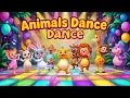 Animals Dance Song | Fun Kids Dance \u0026 Movement Song for Toddlers | Kiddos Academy