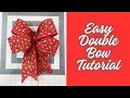 STEP BY STEP DOUBLE BOW TUTORIAL - BOW DIY