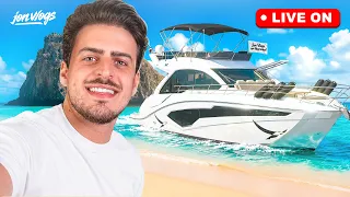 IRL - ROLE DE BARCO POR NORONHA | JON VLOGS AO VIVO