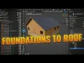 modeling a full house in Bonsai BIM from scratch