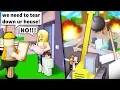 Roblox ADMIN construction worker DESTROYS NOOB'S HOUSES...