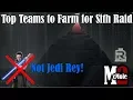 Best Teams Not Jedi Rey to Farm for Sith Triumvirate Raid