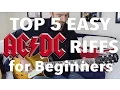 Lagu 5 EASY AC/DC Songs for Beginner Guitar