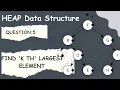 Find the Kth Largest Element Question-5 heap datastructure