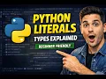 Python Literals Explained for Beginners Types of Literals in Python with Examples