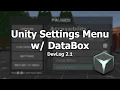 Adding a Settings System to My Game Using Databox Castle Wars Devlog 1