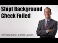 Shipt Background Check Failed