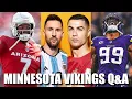 Minnesota Vikings Q A Kyler Lost to Jabroni Brisket Messi or Ronaldo Danielle