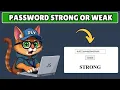 How to Check Password Strength in Javascript