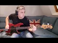 Killing Joke "Lord Of Chaos" bass cover. HQ sound.