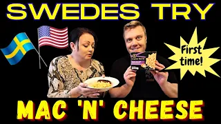 Download First time!! Two Swedes try Mac \u0026 Cheese!! MP3