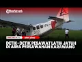 Lagu Video Amatir Detik-detik Pesawat Jatuh di Tengah Sawah Karawang