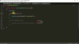Operators - boolean and bitwise operators in java Tut-6