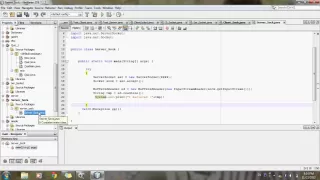Socket programming in java Client Server Program in Java Using netbeans
