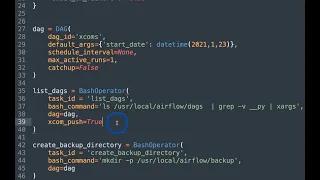 Using Xcoms in apache airflow