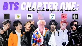 an introduction to bts discography from chapter one