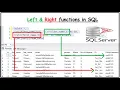 Left and Right Functions in SQL