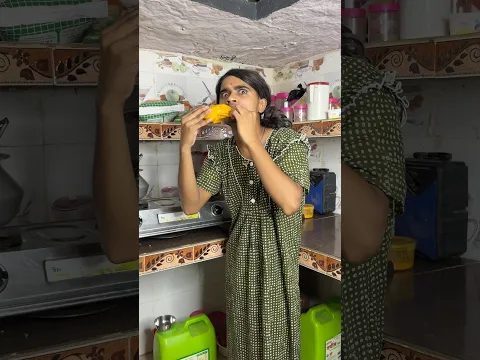 Mummy Ne Papa Ka Aam kha liya 😳 - #cooking #food #vlog #recipe #dailyvlog #comedy #mango #icecream