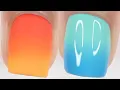 SUMMER OMBRE NAIL ART satisfying nails