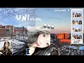 college vlog uiuc classes food work gym friends