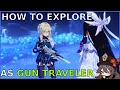 How to steal Gun Traveler out of Snezhnaya - Genshin Impact Bug Tutorial