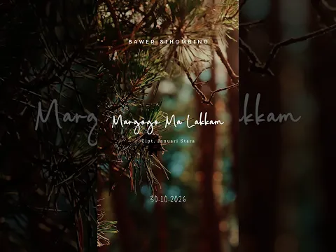 Bawer Sihombing - Margogo Ma Lakkam #lirikbatak #music #batak #lagubatak