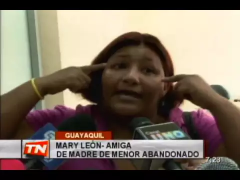 Aparece madre que abandonó a su hijo en terminal terrestre