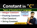 What is Constant in C Language Types of Constant By Rahul Chaudhary