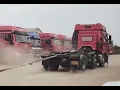 Land Cruiser Vs Truck war of Tug |