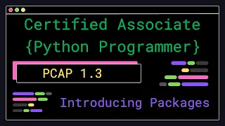 PCAP 1 3 - Introducing Packages