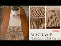 DIY Macrame Table Runner Elegant Boho Decor Tutorial