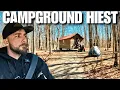 Repoing a Cabin The Campground Heist