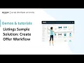 Listings Sample Solution Create Offer Workflow