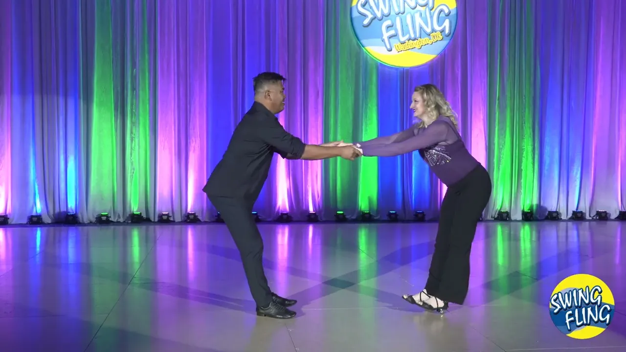 2025 Swing Fling Novice ProAm Spotlight Sam Smith with Arjay Centeno   4K