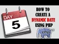 How to set a Dynamic Date for your website using PHP