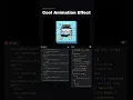 Cool CSS Animation