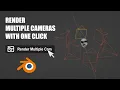 How to Render from Multiple Cameras in Blender Free Add-on Tutorial
