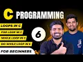 C - 06 Loops in C language For loop While loop and Do while loop in C language C Kickstart